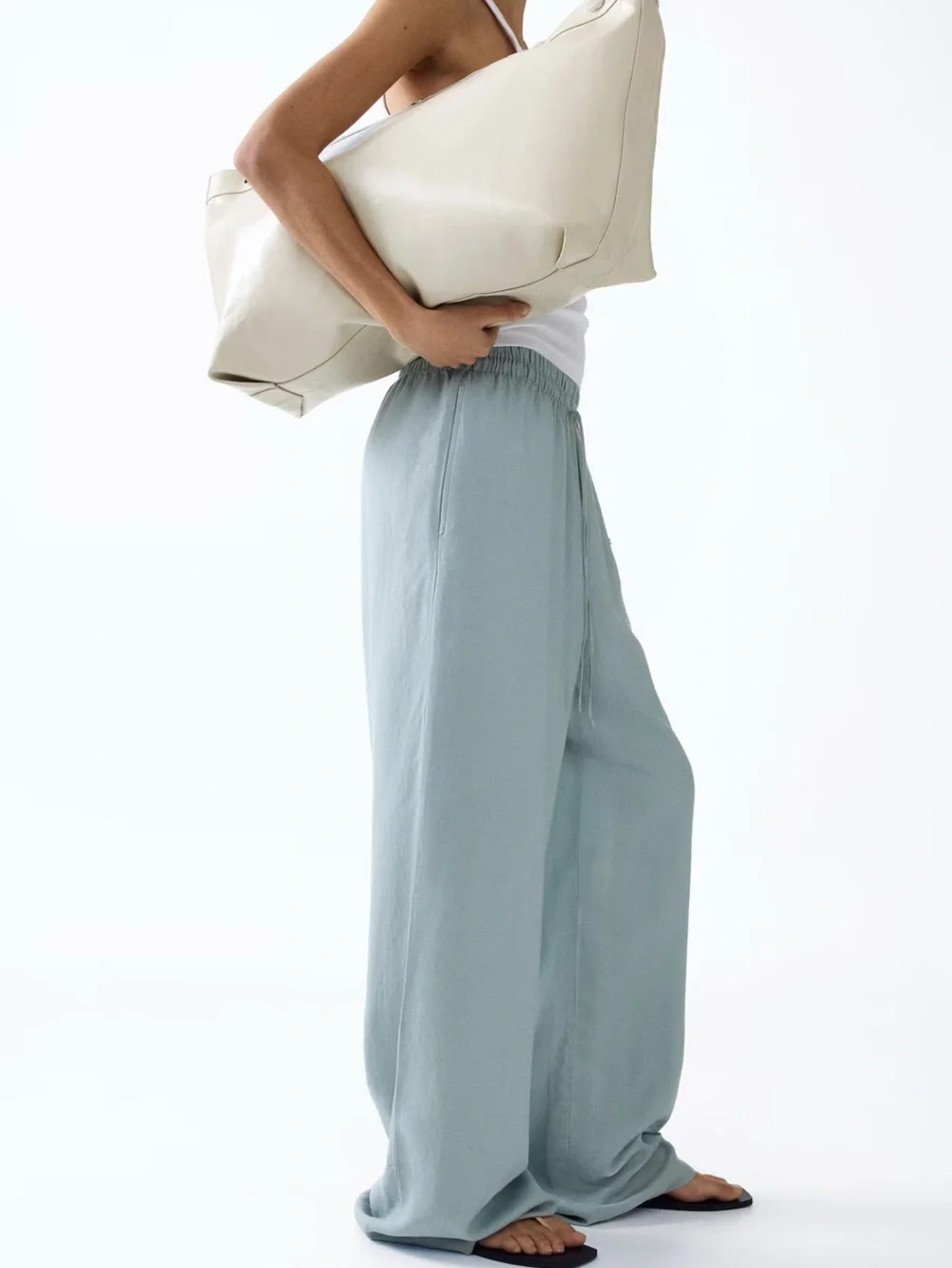 NWT H&M Linen Blend Pants